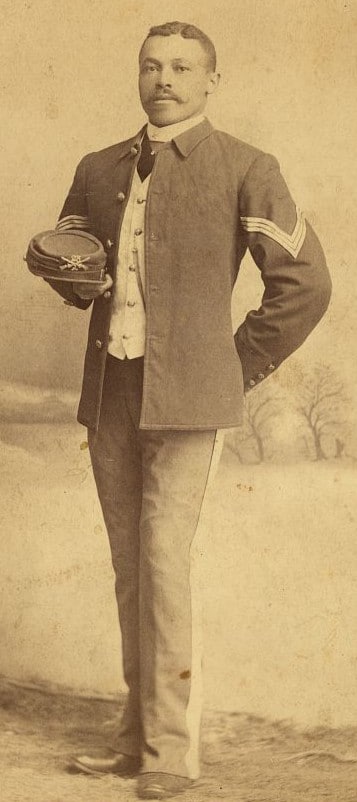Old image of a man in uniform